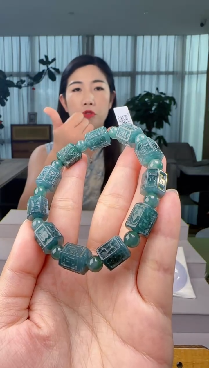 未镶嵌手串翡翠多样性发其一YL@@60B7J13630