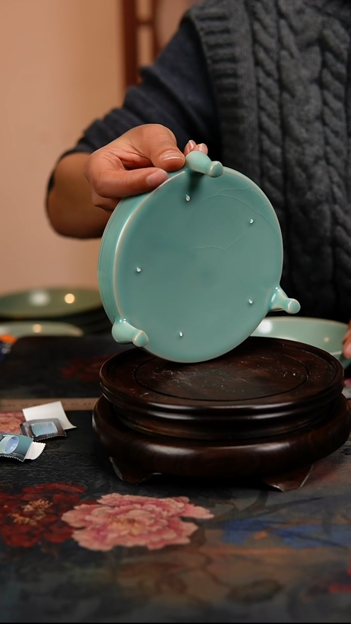 瓷片原产地原矿釉汝瓷