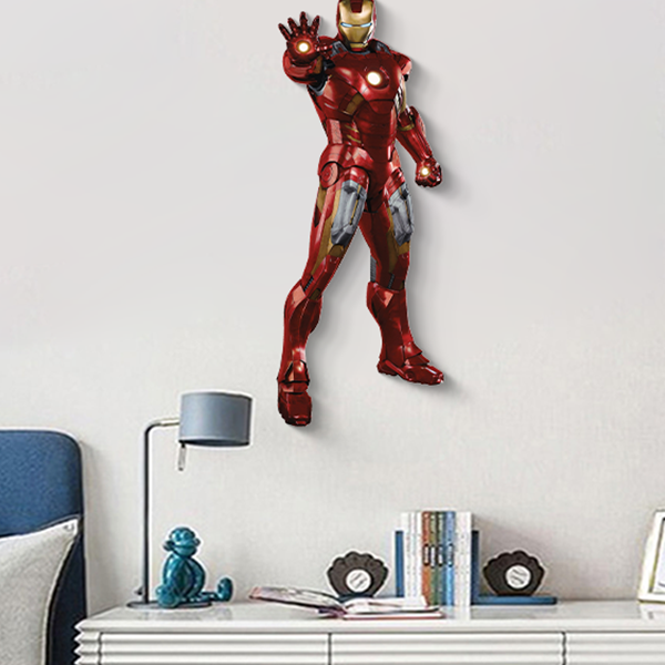新款复仇者联盟钢铁侠蜘蛛侠异形装饰画漫威十周年英雄钢铁侠1860