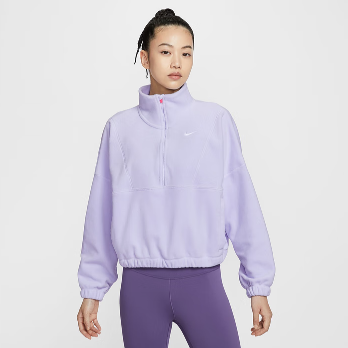 【滔搏联动】NIKE耐克女子ONE TF HZ TOP POLAR休闲卫衣 IO0254-547