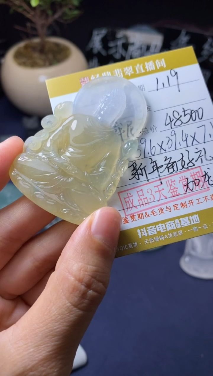 【闪购商品】定制翡翠未镶嵌挂饰