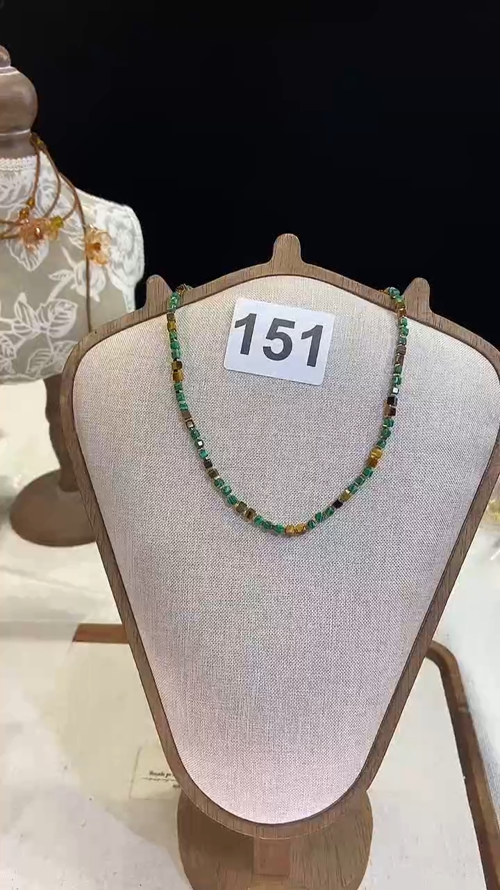 项链钛钢淡水珍珠151