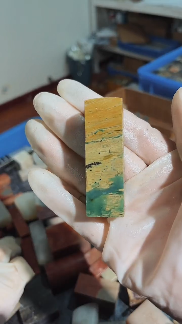 老挝石艺瑕疵不规则章