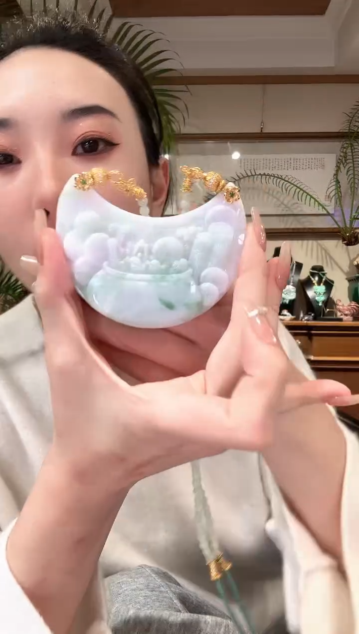 【闪购商品】翡翠颈饰未镶嵌国风