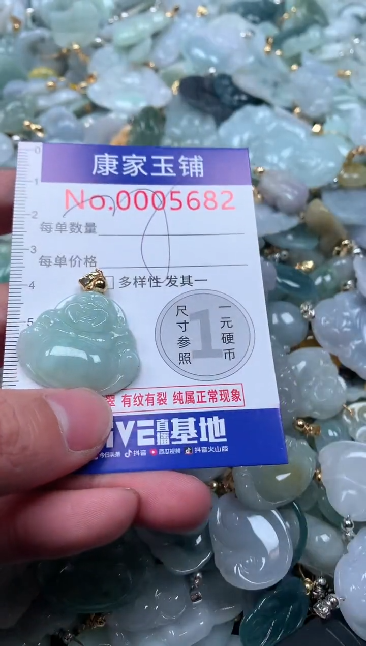 【闪购商品】翡翠吊坠(不含链)未镶嵌5682多样性发其一