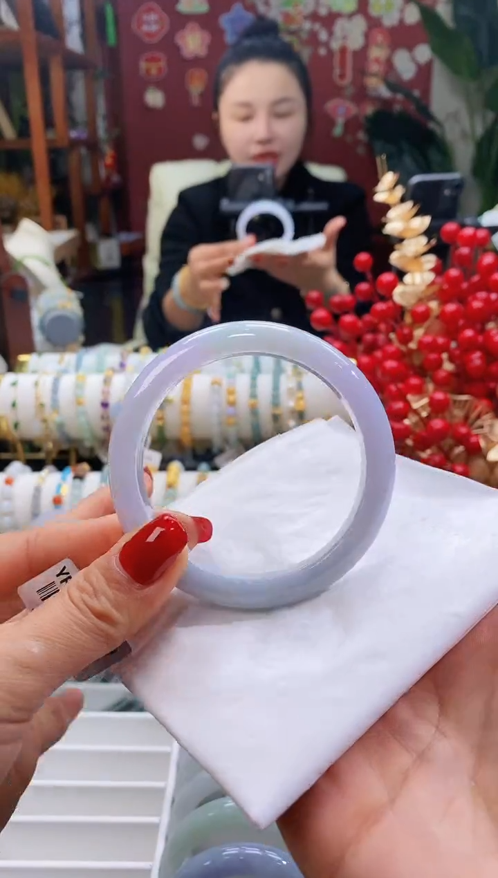 【闪购商品】翡翠手镯未镶嵌152显白5657/12.1*7.9