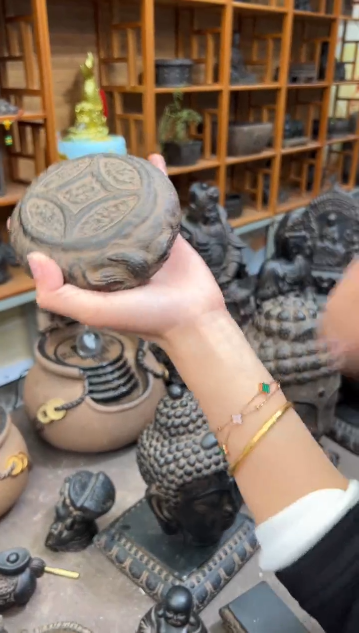 陶土【火山泥】金蟾小底座