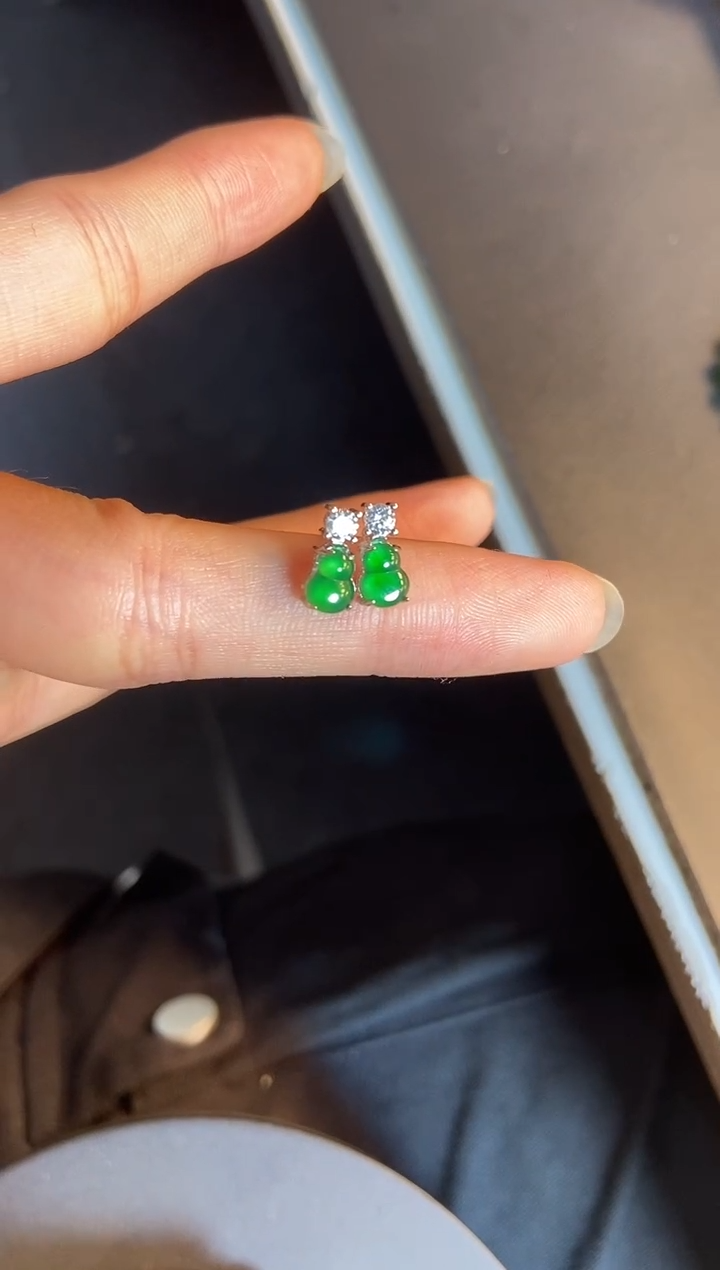 吊坠(不含链)银S925镶嵌翡翠1