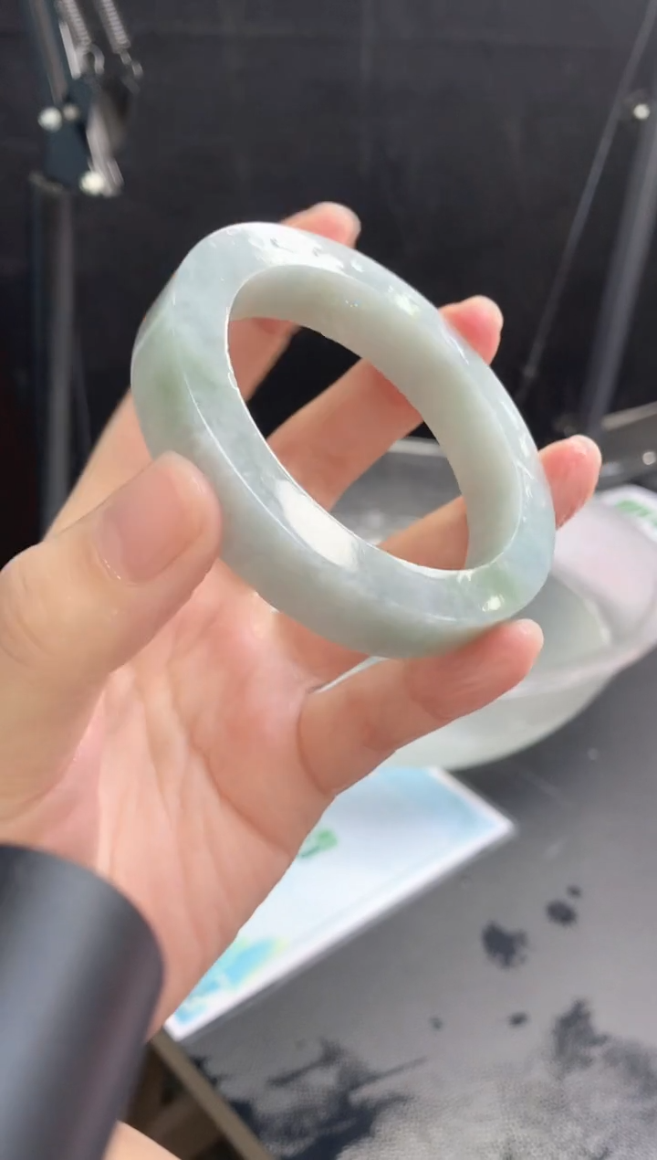 【闪购商品】定制翡翠手镯未镶嵌22 57-59正
