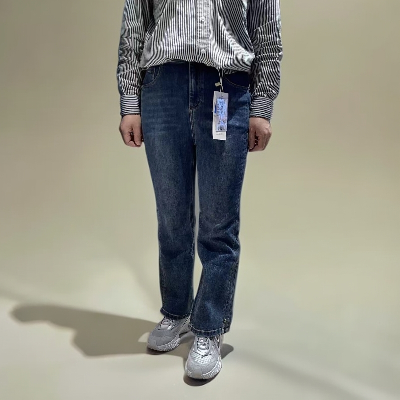 高腰显瘦微喇裤1016