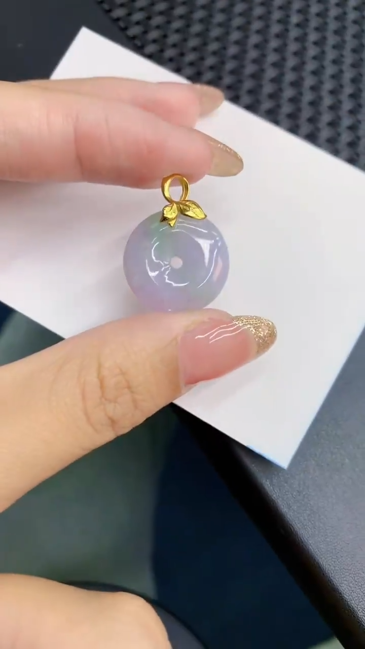 【闪购商品】翡翠银S925镶嵌颈饰            8