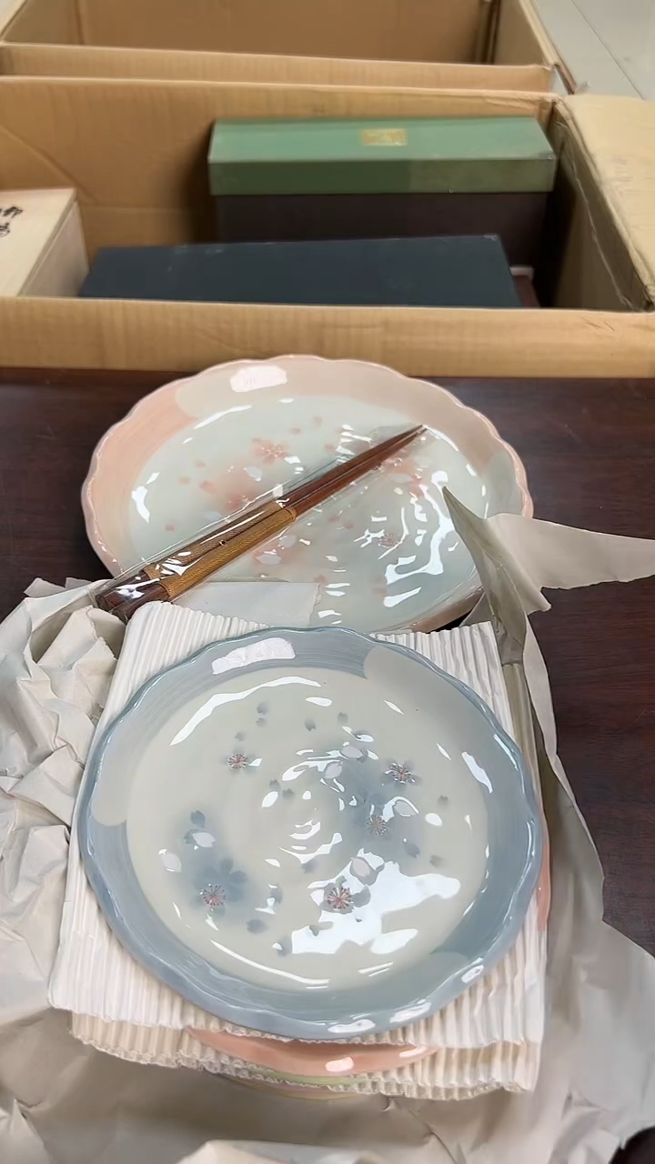 【闪购商品】宇野千代一大五小瓷器瓷器瓷器瓷器瓷器