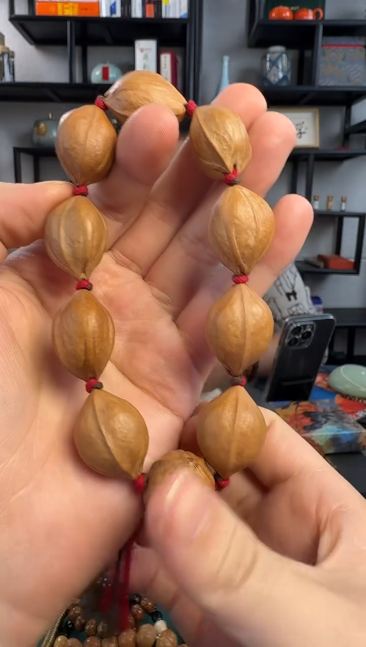 手串橄榄核1261梅林铁核正三花橄榄核手持19mm左右