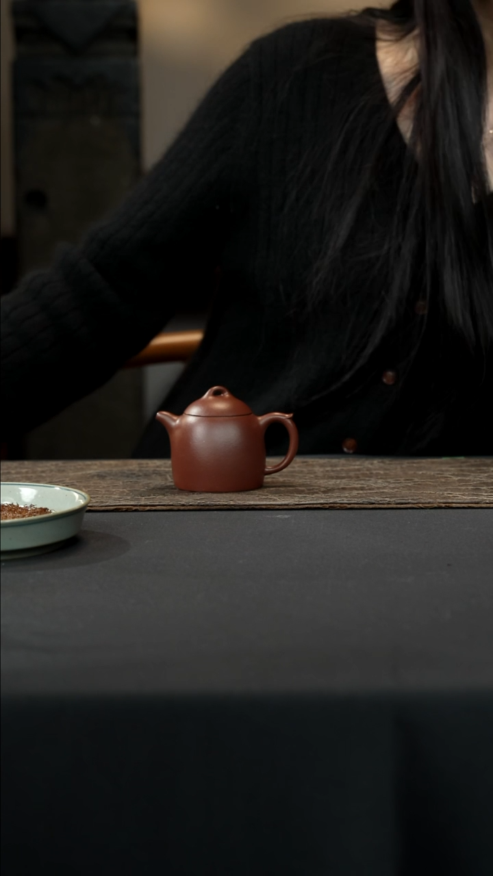 【闪购商品】紫砂茶壶底槽清秦权壶150cc