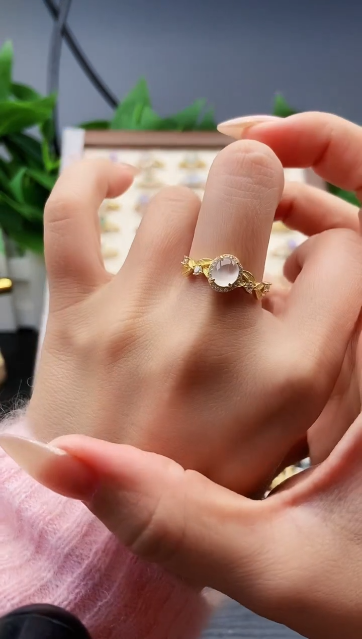 银S925镶嵌戒指翡翠12