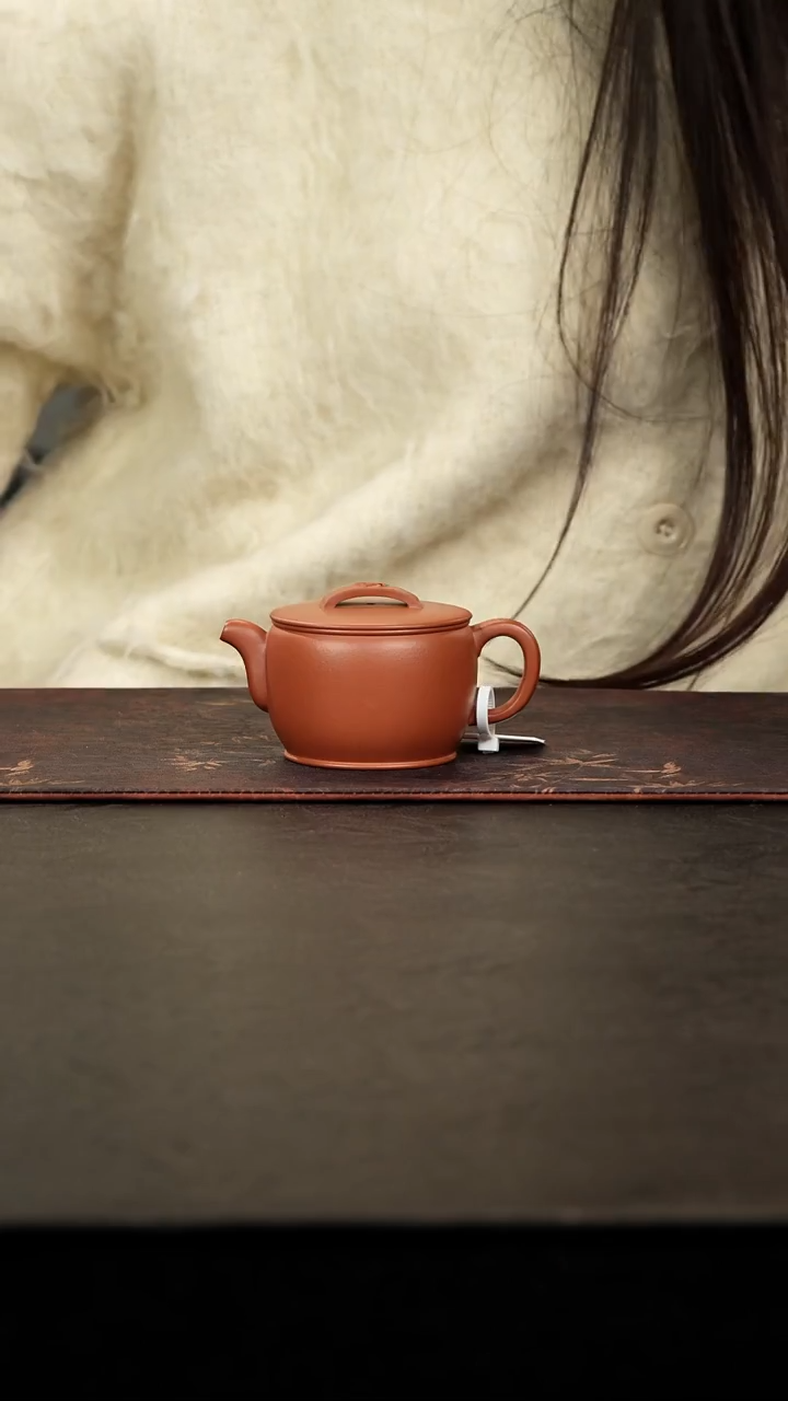 茶壶紫砂朱泥本瓦壶110cc