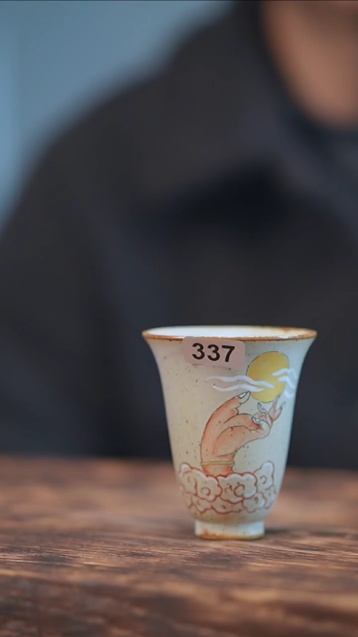 【闪购商品】337景德镇手绘佛手闻香杯