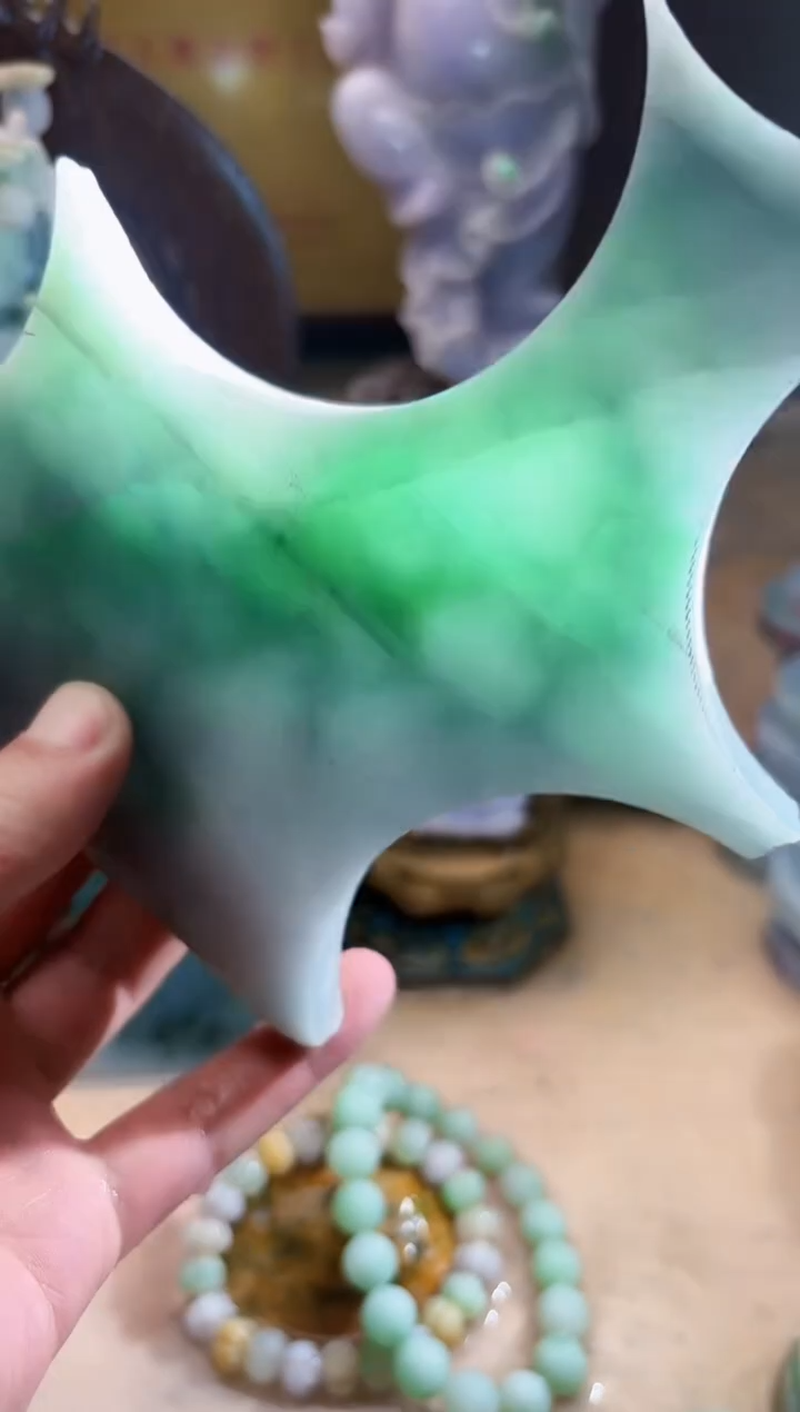 未镶嵌挂件翡翠A货张优9347