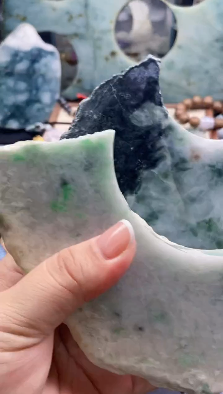翡翠未镶嵌颈饰308天然翡翠