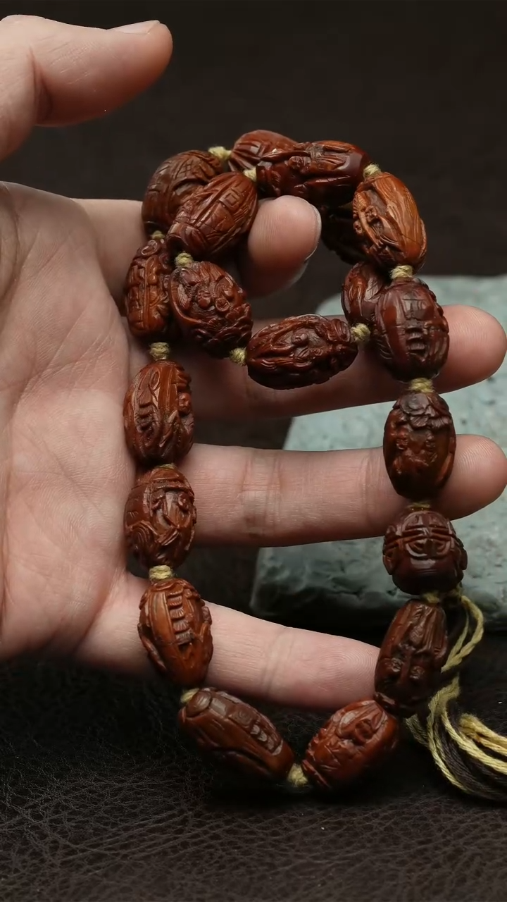 【闪购商品】橄榄核吊坠108罗汉老物件