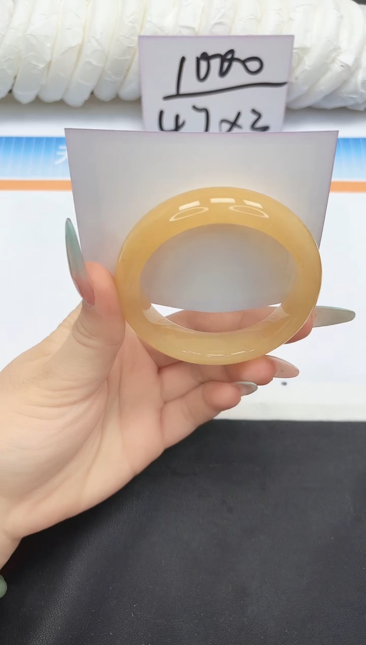 未镶嵌手镯石英质玉23-55