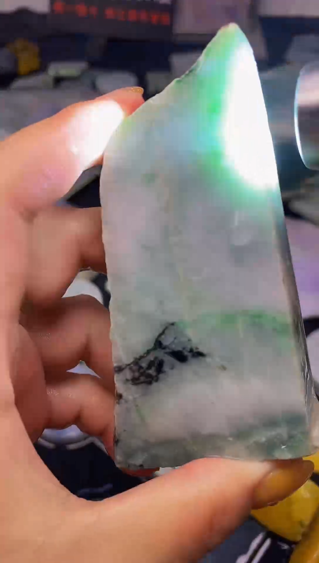 散珠翡翠天然缅甸翡翠A货081