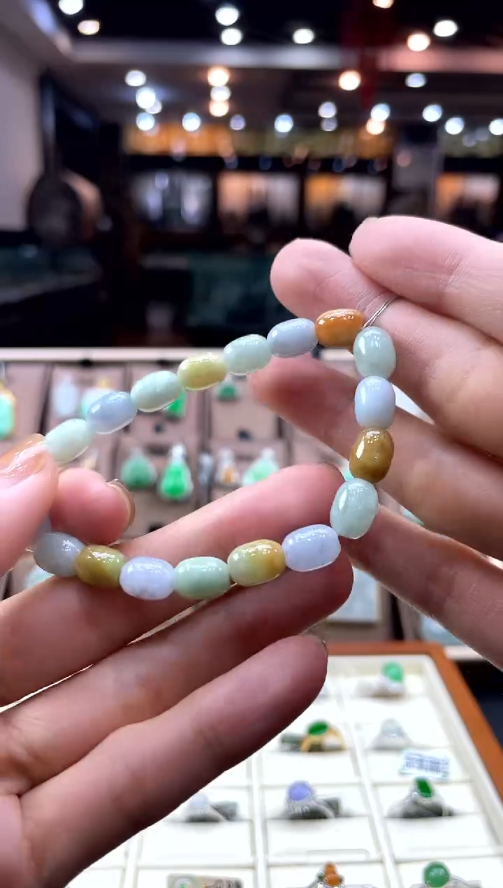 【闪购商品】翡翠手链未镶嵌手串