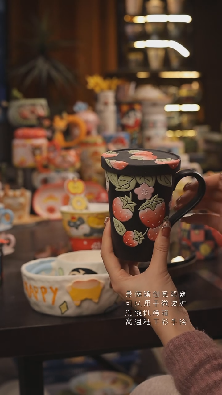景德镇釉下彩绘设计师款式陶瓷
