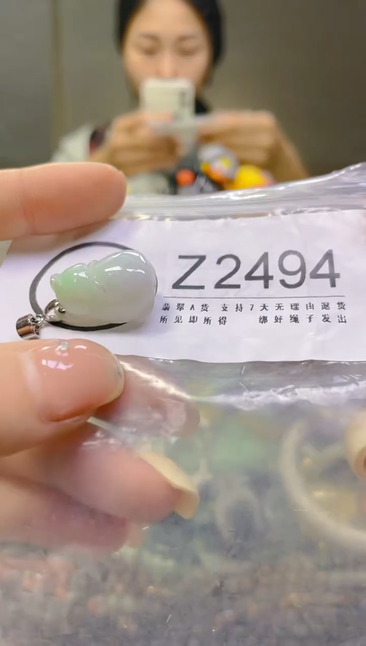 翡翠未镶嵌颈饰/Z/翡翠A货一图一物