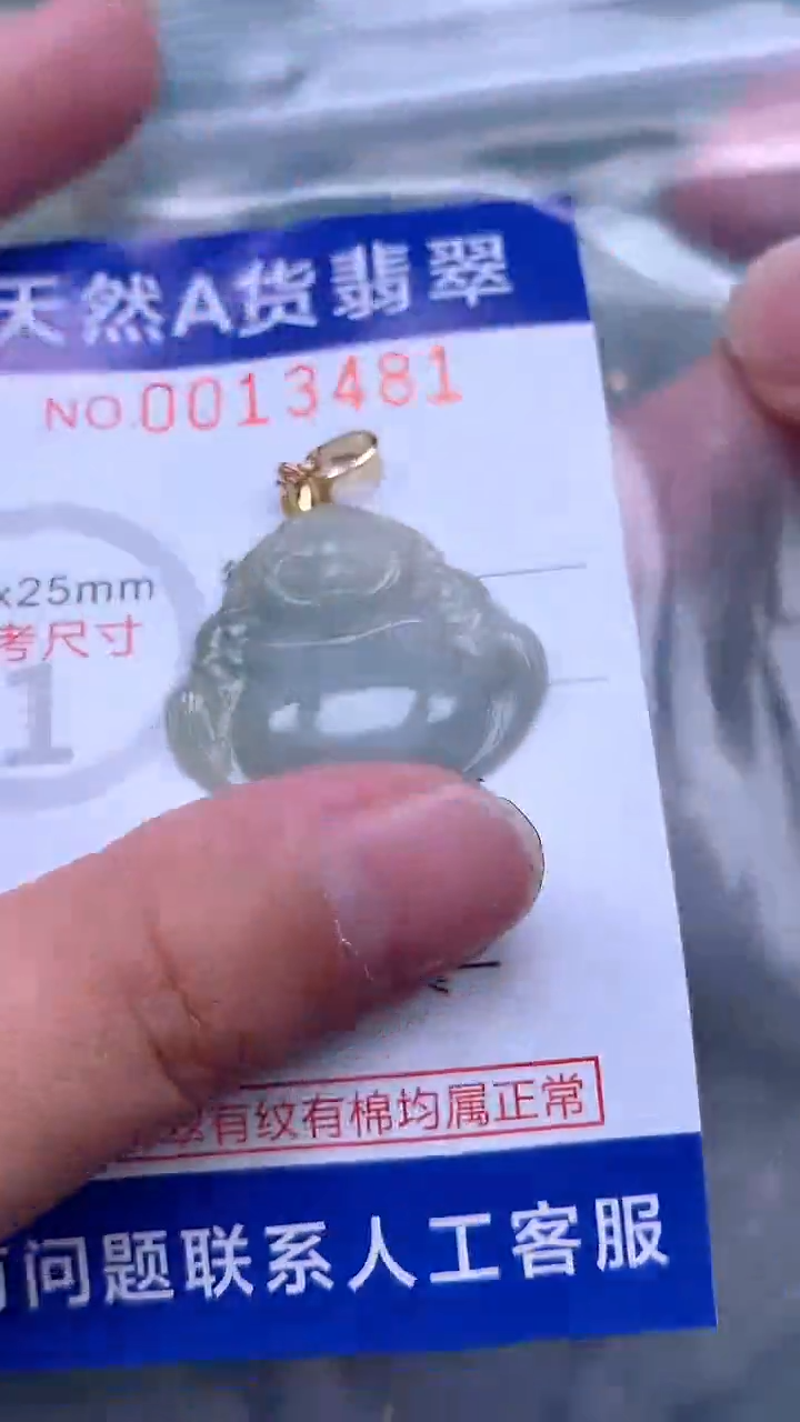 翡翠未镶嵌吊坠(不含链)1