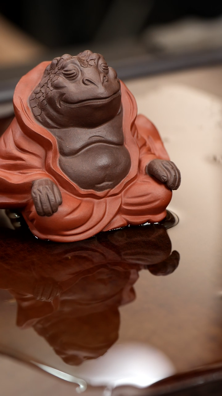 紫砂茶宠紫砂放得下