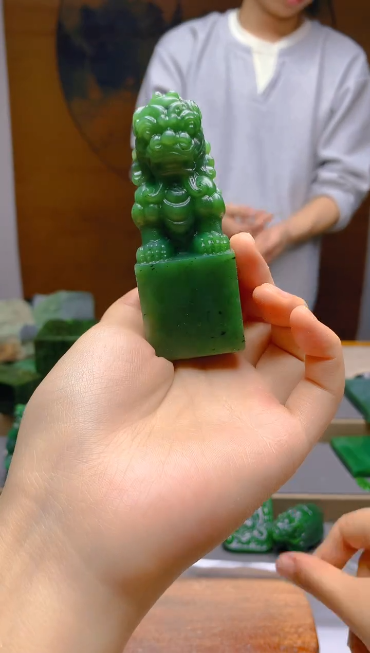 【闪购商品】和田玉（碧玉）摆件未镶嵌1
