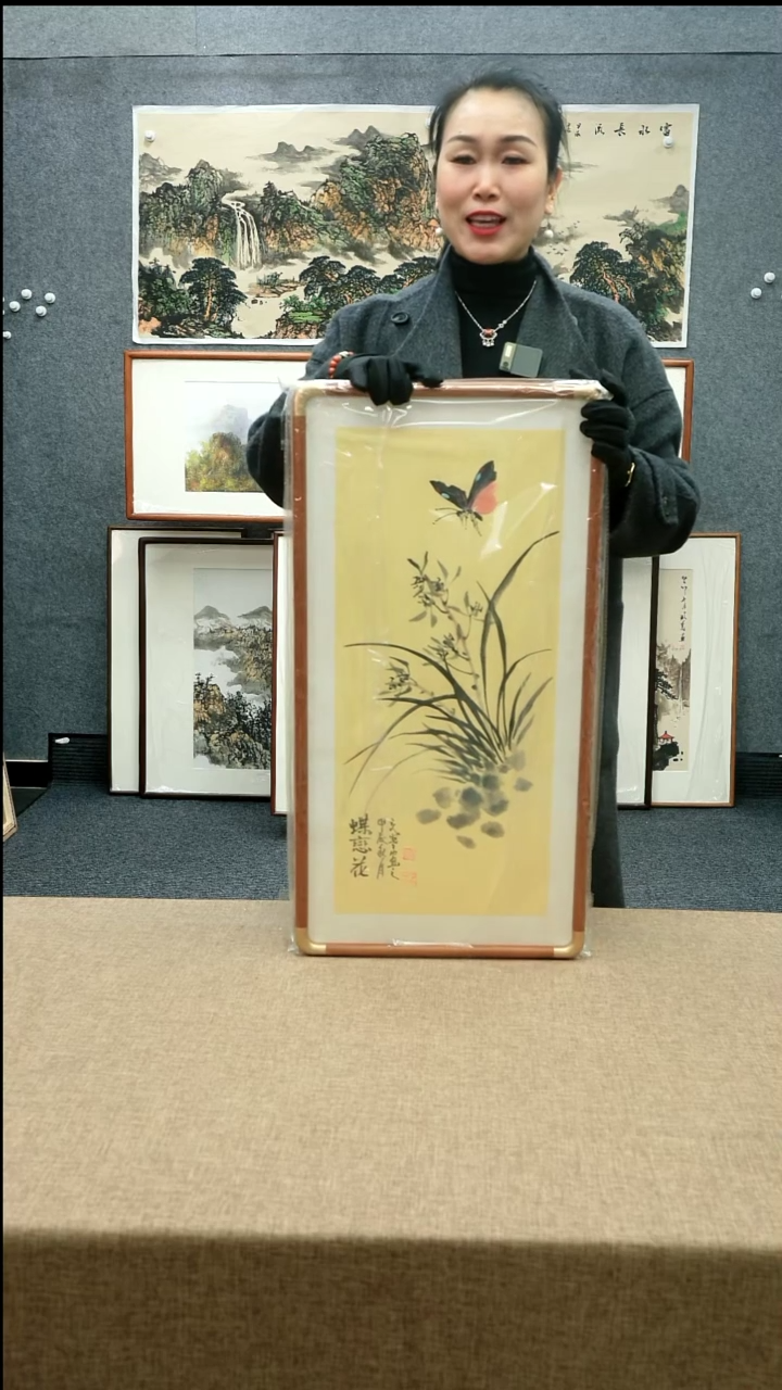 【闪购商品】国画33*66夏寒老师花鸟
