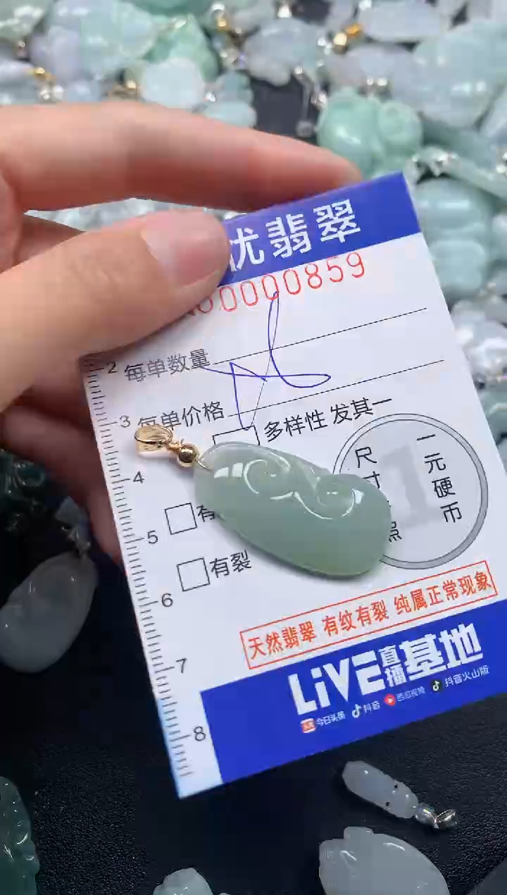 颈饰未镶嵌翡翠859