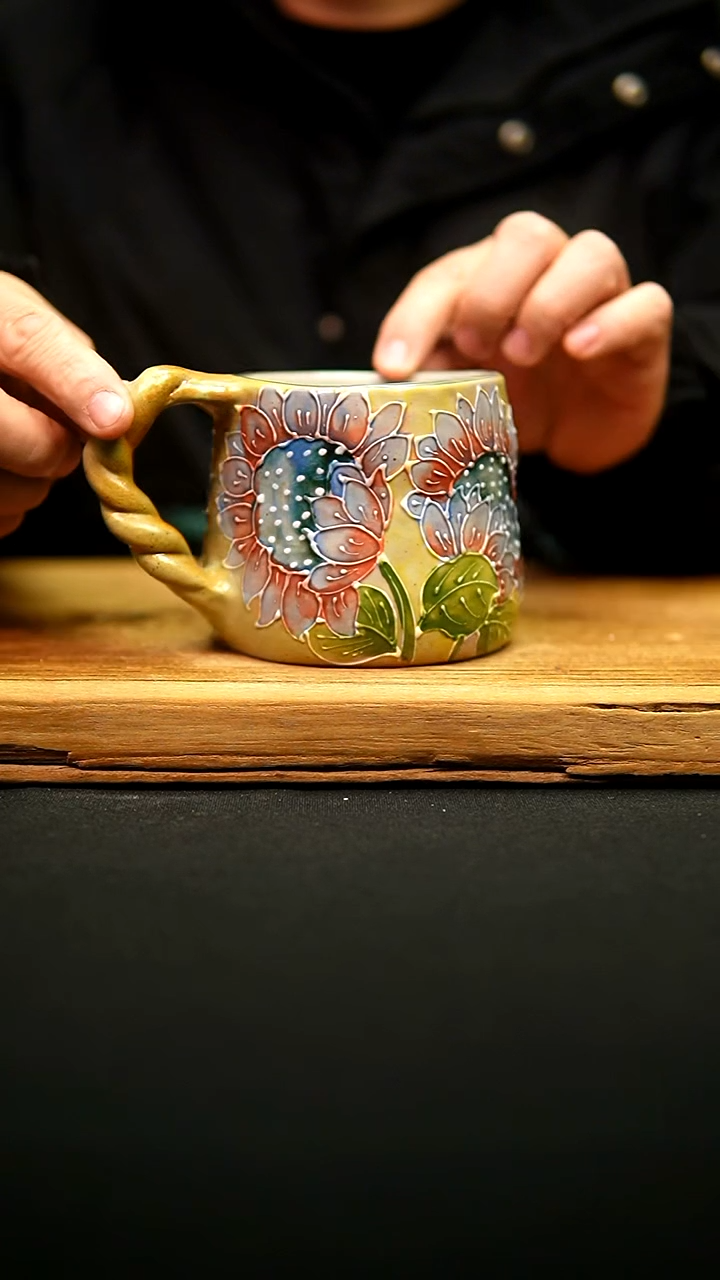 @@陶园瓷舍@@纯手工手绘@高温釉下彩
