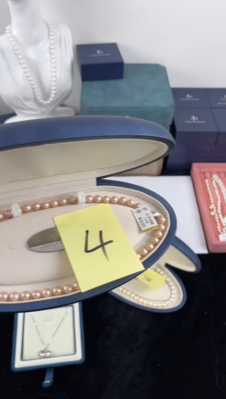 【闪购商品】淡水珍珠颈饰银S925镶嵌珍珠项链