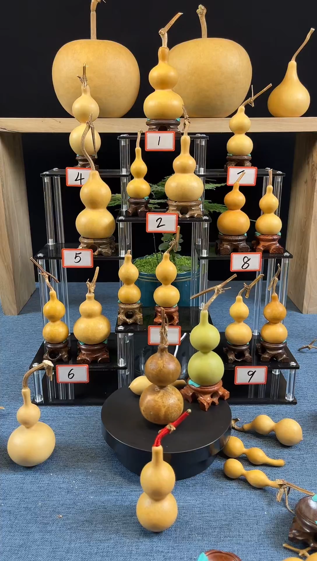 木八*摆件。手把件。葫芦。