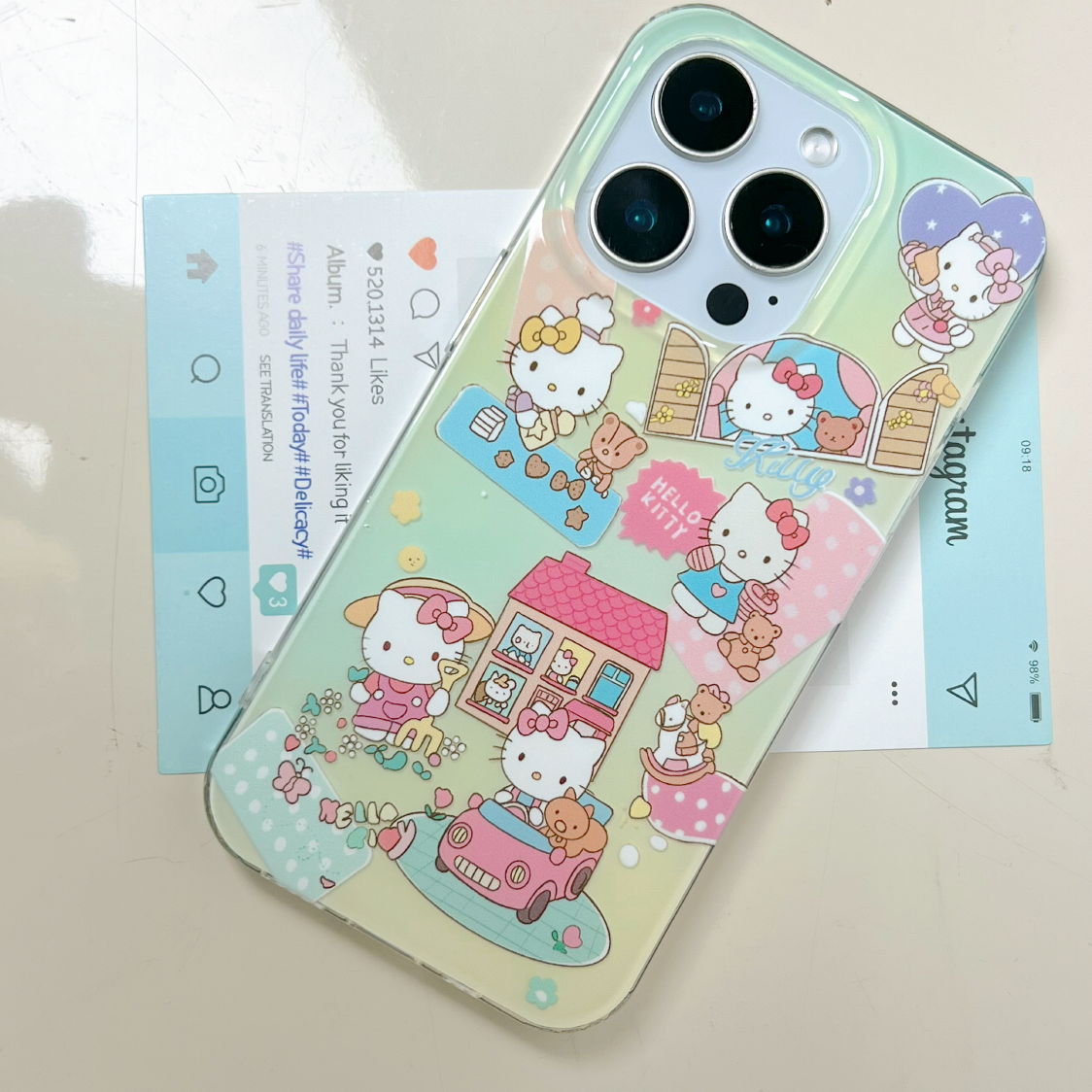 IMD手机壳kitty充实的日常适用苹果16iPhone15华为小米oppovivo