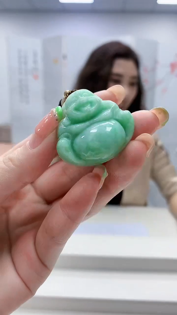 未镶嵌定制翡翠4829ry-毛货挂件87