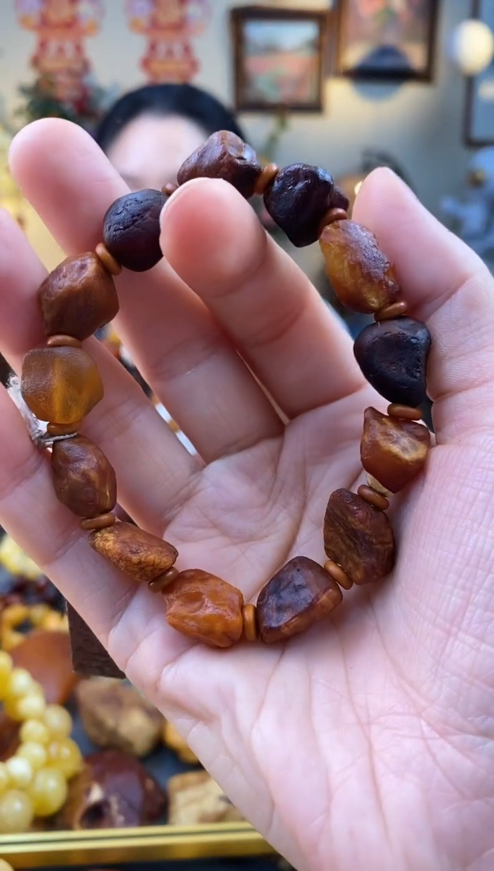 【闪购商品】未镶嵌琥珀手串手串