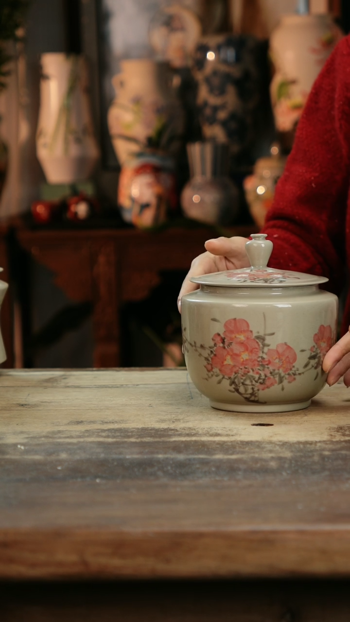 【闪购商品】瓷片景德镇纯手工釉下彩精品茶具