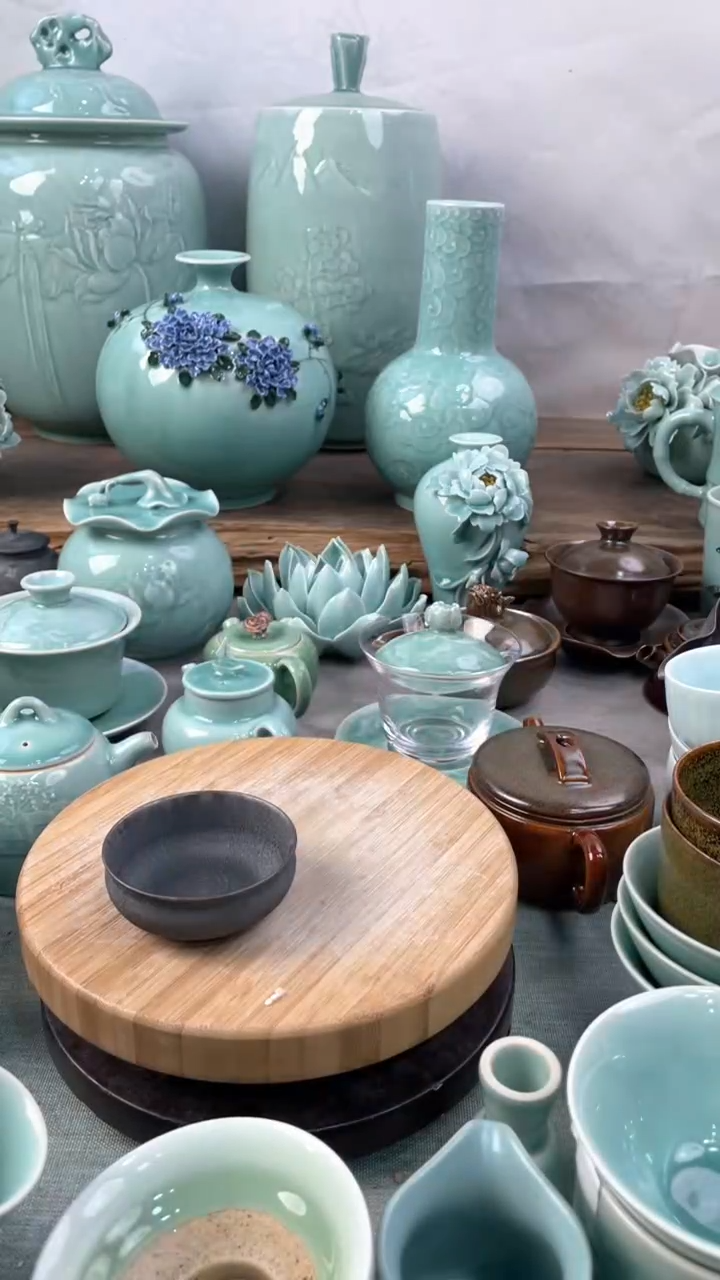 【闪购商品】大小随机特价 微瑕 慧仙青瓷