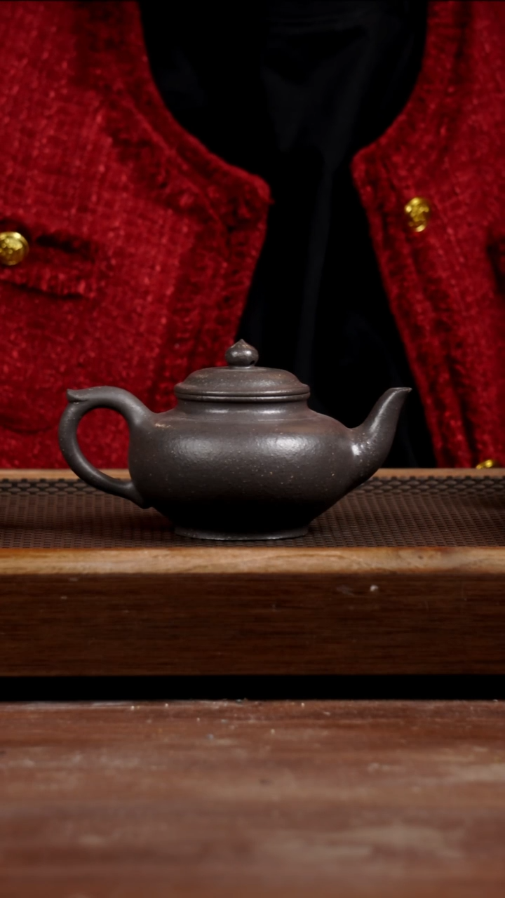 茶壶紫砂8目粗砂天青笑樱230CC