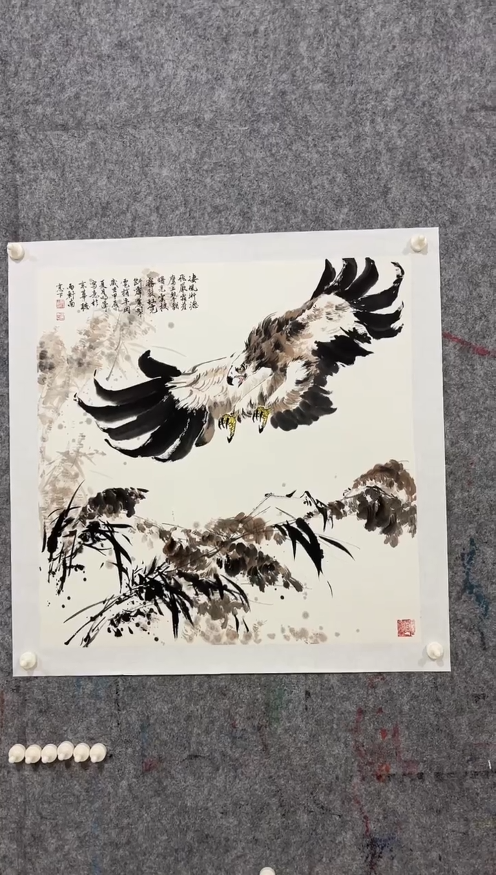 【闪购商品】国画 明峰老师精品4平尺作品
