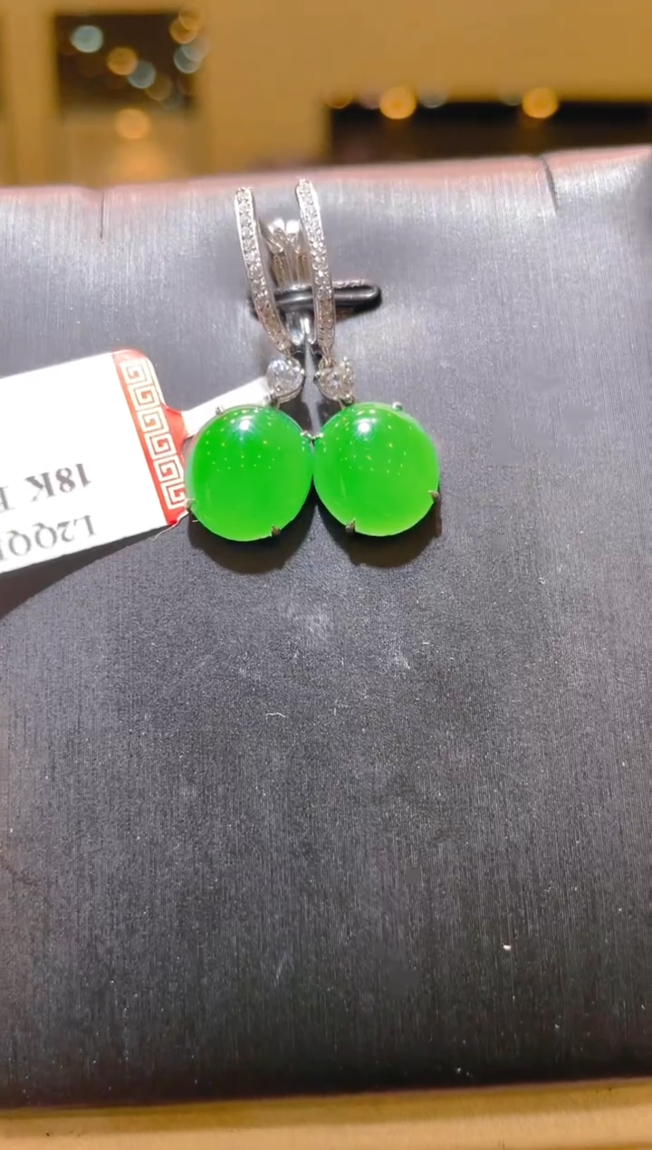 【闪购商品】翡翠18K金镶嵌吊坠(不含链)A72