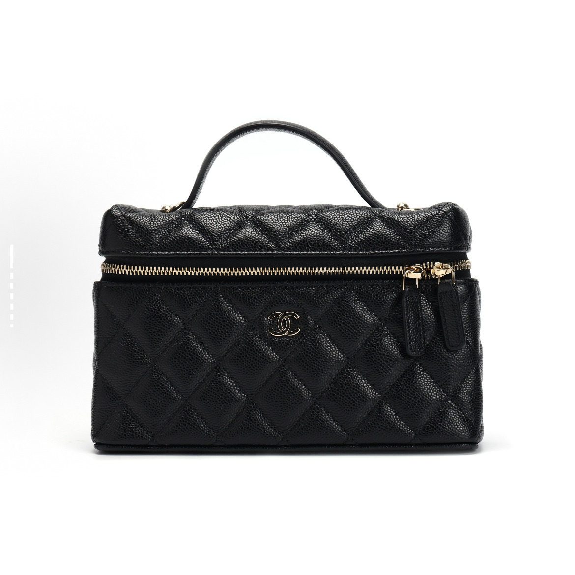 Chanel/香奈儿 【全新代购】25B/25C LP饭盒鱼子酱牛皮斜挎包