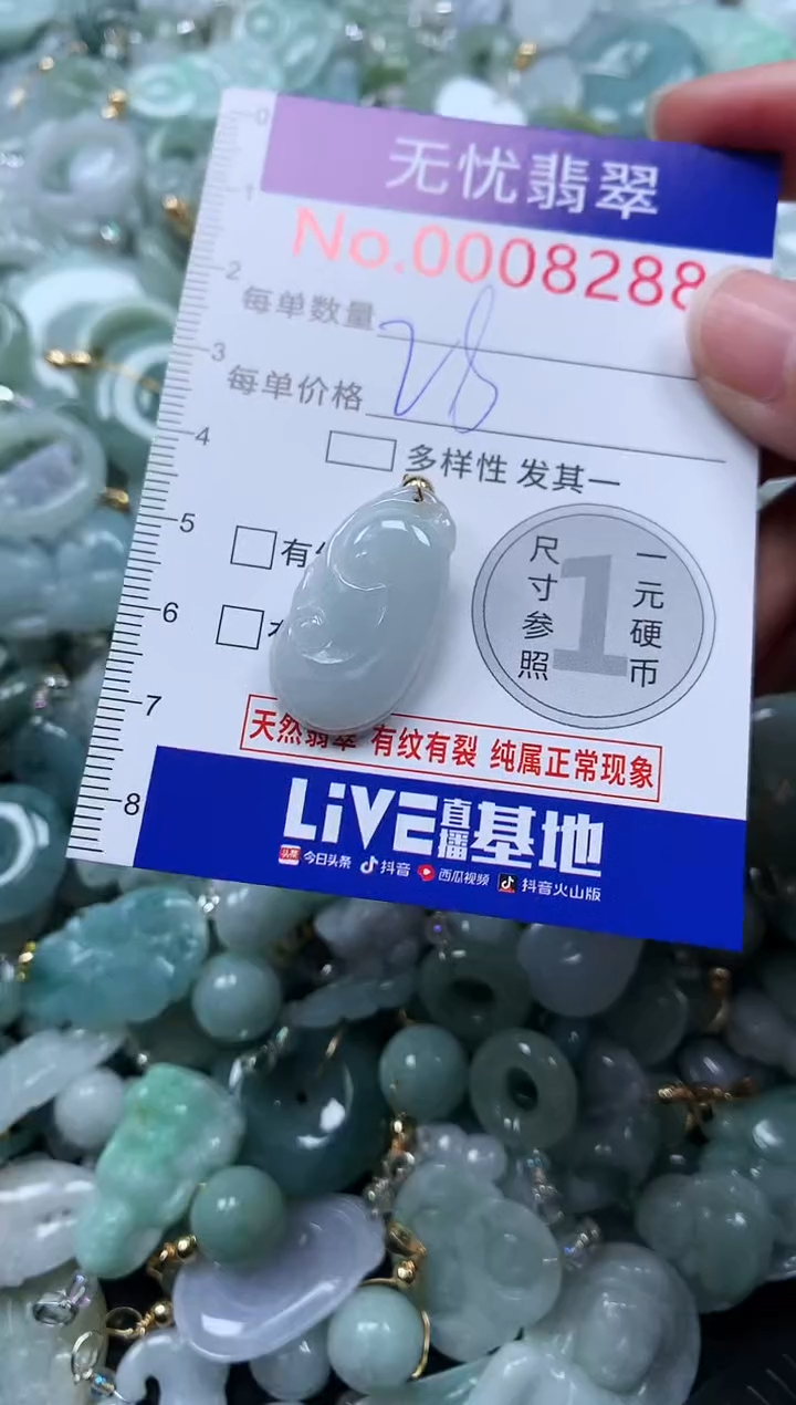 颈饰未镶嵌翡翠8288