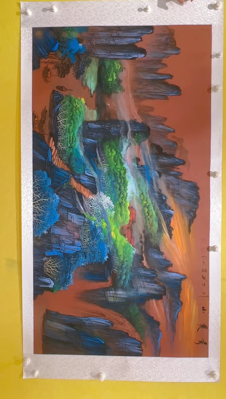 国画梁兆金老师作品