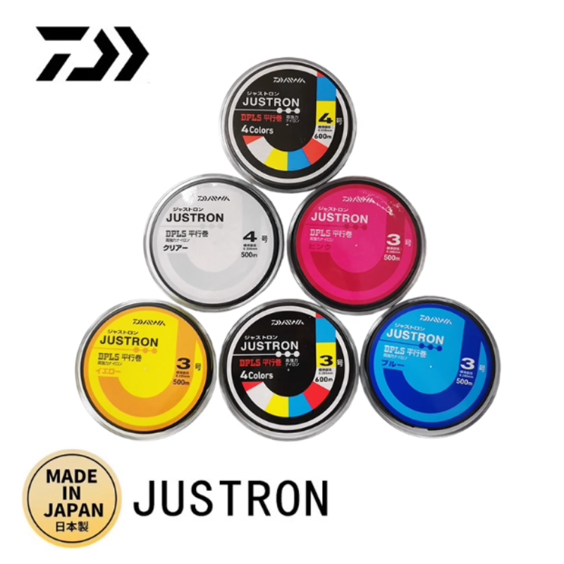 DAIWA/达亿瓦 JUSTRON 钓鱼线主线 500米 日本 强拉力尼龙线渔线