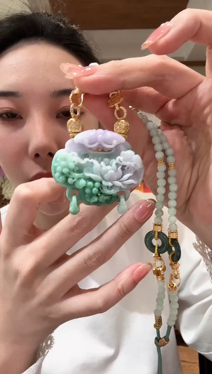 【闪购商品】翡翠颈饰未镶嵌国风